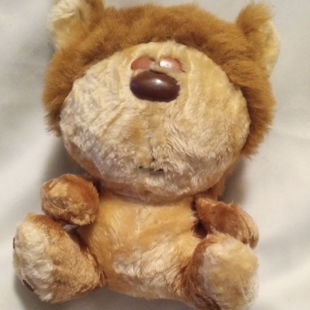 Vintage Mighty Star Sleepy Time Teddy Bear Stuffed Plush